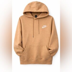 Nike Men's Tan Pullover Hoodie